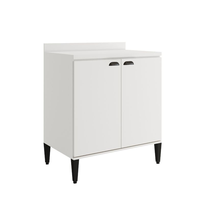 Balcao-de-Cozinha-800mm-2-Portas-Com-Tampo-Lotus-Carraro-Branco