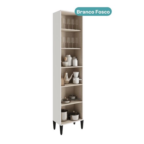 Paneleiro 3 Portas 5 Prateleiras Lótus Carraro Branco