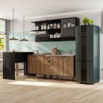 Armario-de-Cozinha-Completa-c--Balcao-Lotus-Urban-Carraro-Freijo-com-Preto-Touch