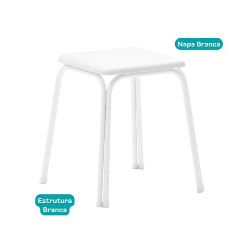 Kit 4 Banquetas Cozinha Balcão 1748 Carraro Branco