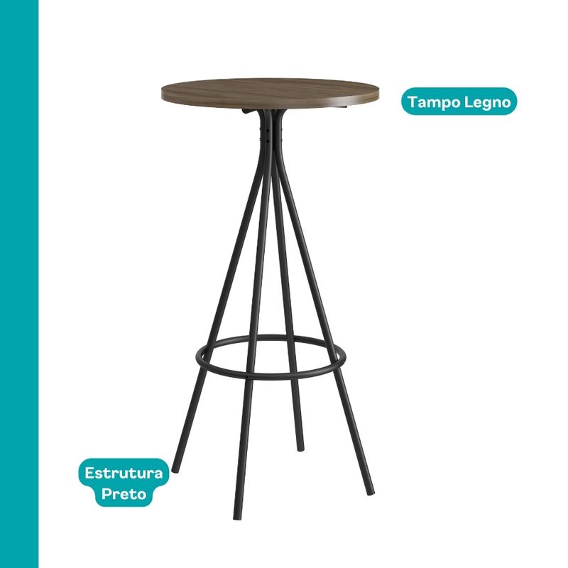 Mesa-Alta-Bistro-2-Lugares-Redonda-59cm-1575-Carraro-Legno