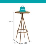 Mesa-Alta-Bistro-2-Lugares-Redonda-59cm-1575-Carraro-Freijo