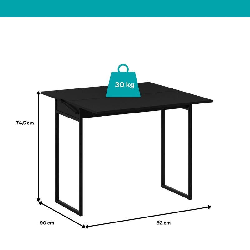 Mesa-com-Tampo-Dobravel-Extensivel-1589-Carraro-Preto