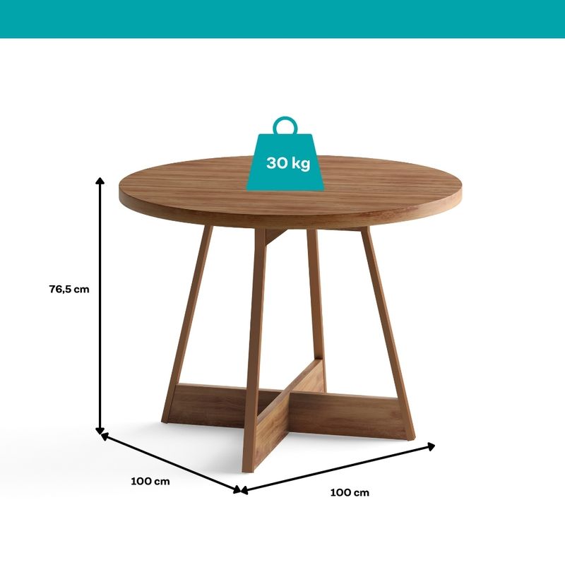 Mesa-de-Jantar-Redonda-1m-Atria-1594-Carraro-Nogal