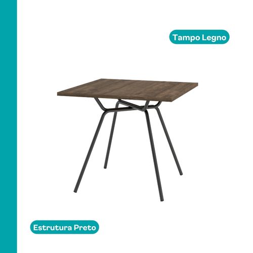 Conjunto Sala de Jantar 4 Cadeiras Fortaleza Carraro Legno