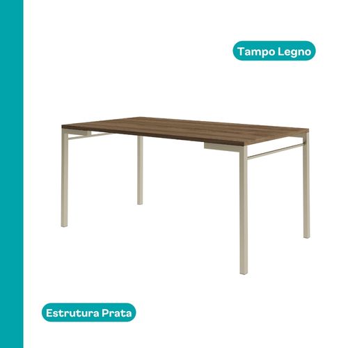 Conjunto Sala de Jantar 6 Cadeiras Santana Carraro Legno
