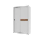 Guarda-Roupa-Solteiro-2-Portas-de-Correr-Vivacce-Carraro-Branco-c--Freijo-