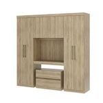 Guarda-Roupa-Casal-6-Portas-c--Gaveteiro-Porto-Carraro-Noce