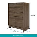 Comoda-3-Gavetas-2-Portas-Quarto-1112-Carraro-Legno