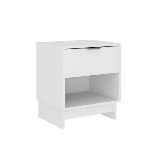 Mesa Lateral Sofá / Apoio / Quarto 1145 Carraro Branco