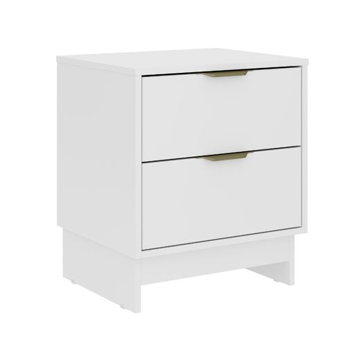 Mesa Lateral Sofá / Apoio / Quarto 1146 Carraro Branco