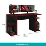 Mesa-Gamer-Escrivaninha-para-Computador-1147-Carraro-Preto-com-Vermelho