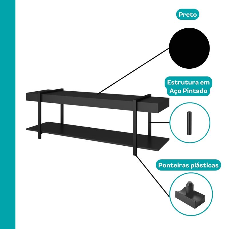 Rack-para-TV-ate-60-Polegadas-1290-Carraro-Preto