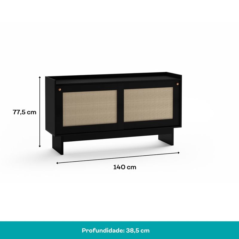 Aparador-Buffet-Sala-2-Portas-1295-Carraro-Preto