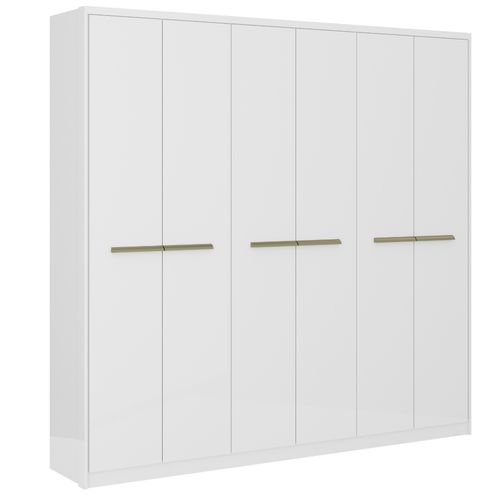 Guarda Roupa Casal 6 Portas Belmont Carraro Branco