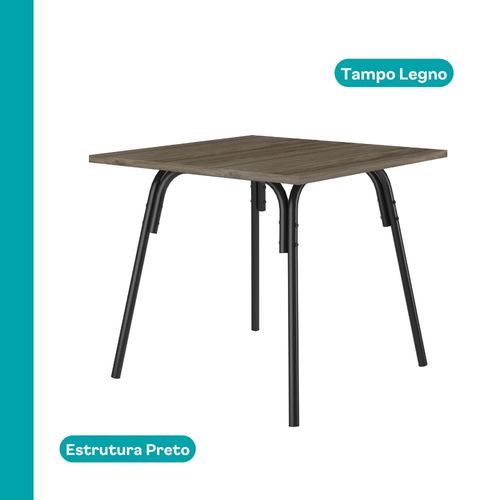 Conjunto Sala de Jantar 4 Cadeiras Galway Carraro Legno