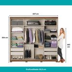 Guarda-Roupa-Casal-2-Portas-4-Gavetas-Dalim-Carraro-Freijo-com-Avela