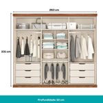 Guarda-Roupa-Casal-6-Portas-6-Gavetas-Move-Carraro-Freijo-com-Titanio