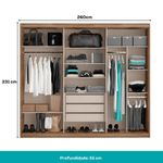 Guarda-Roupa-Casal-6-Portas-3-Gavetas-Fusion-Carraro-Freijo-com-Off-White