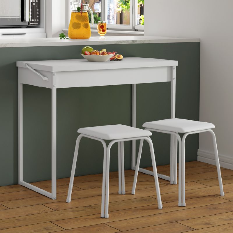 Conjunto-Mesa-Dobravel-com-2-Banquetas-Carraro-Branco