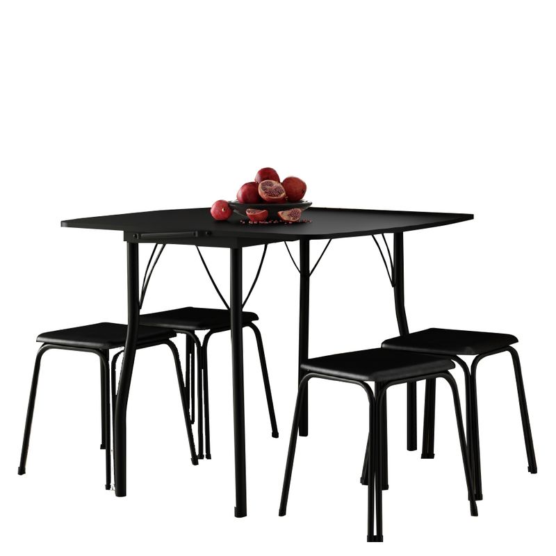 Conjunto-Mesa-Extensivel-com-4-Banquetas-Carraro-Preto