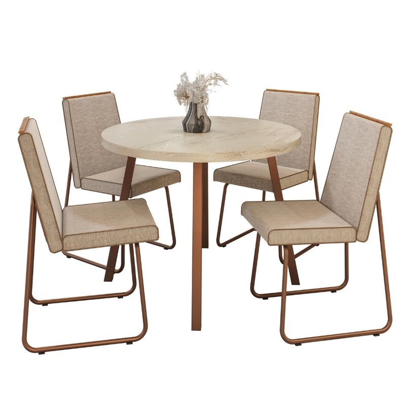 Conjunto-Sala-de-Jantar-4-Cadeiras-Piemonte-Carraro-Petra-e-Rose