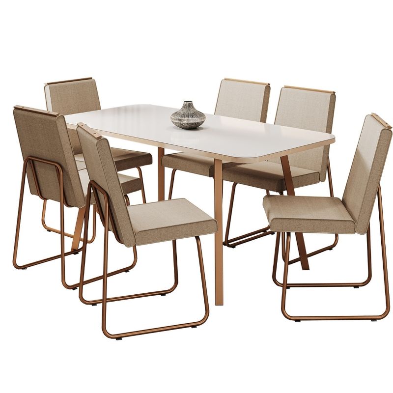 Conjunto-Sala-de-Jantar-6-Cadeiras-Cilicia-Carraro-Gelo-e-Rose