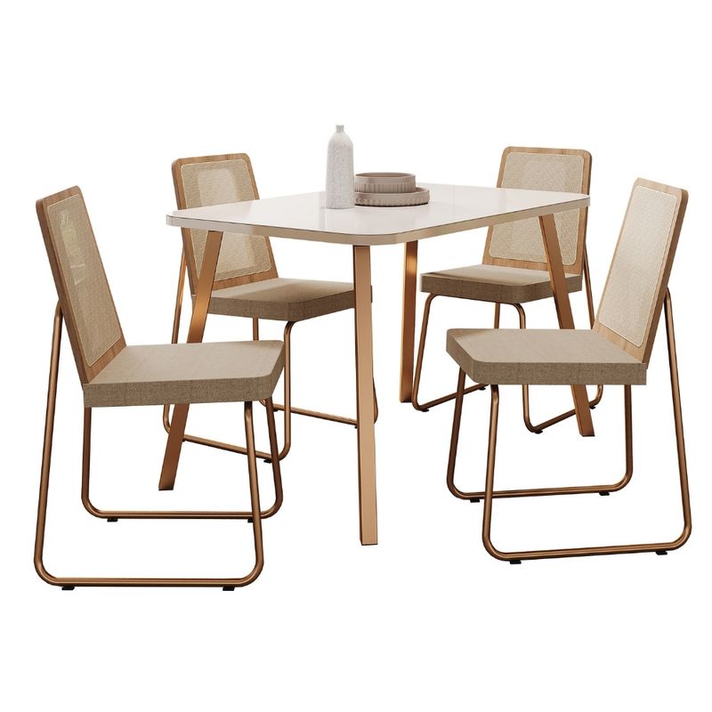 Conjunto-Sala-de-Jantar-4-Dacia-Carraro-Gelo-e-Rose