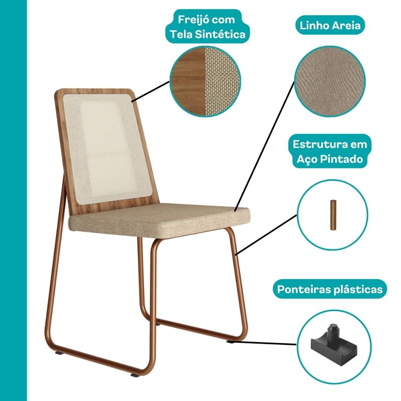 Conjunto-Sala-de-Jantar-4-Dacia-Carraro-Gelo-e-Rose