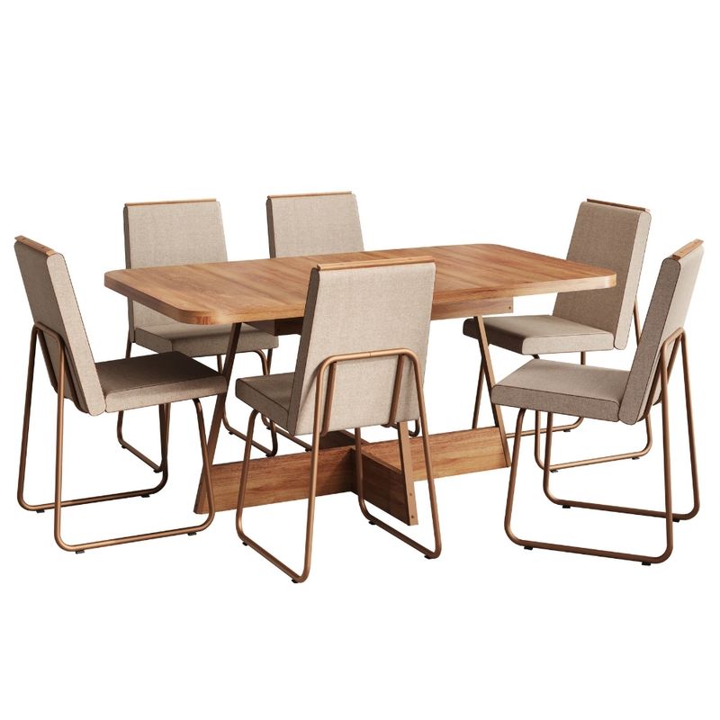 Conjunto-Sala-de-Jantar-6-Cadeiras-Arezzo-Carraro-Nogal-e-Rose