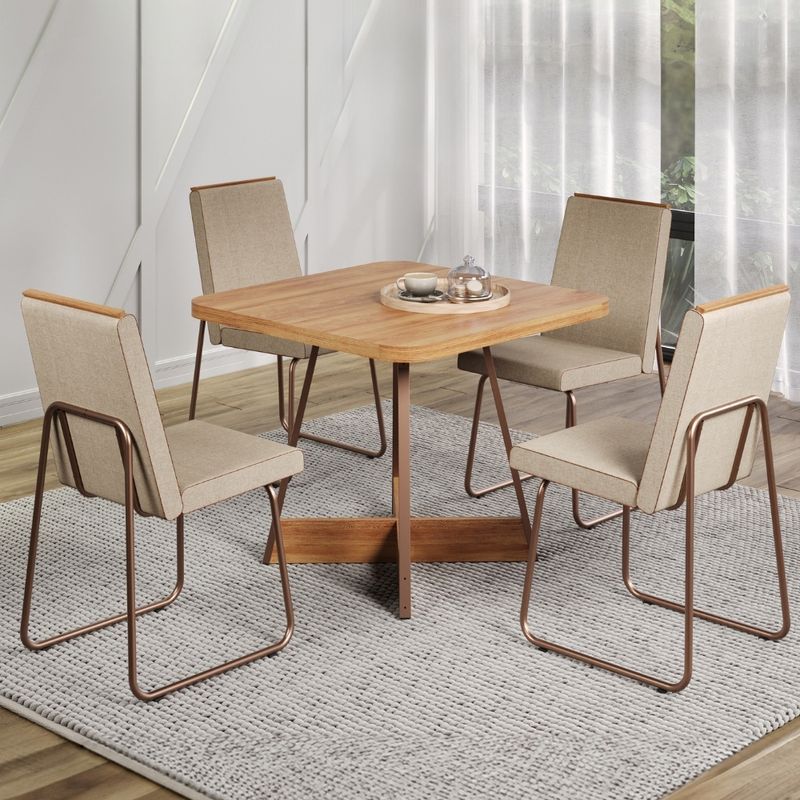 Conjunto-Sala-de-Jantar-4-Cadeiras-Belluno-Carraro-Nogal-e-Rose