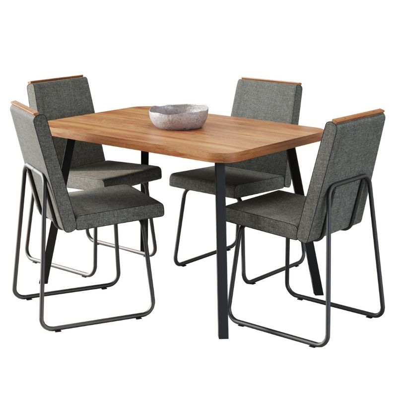 Conjunto-Sala-de-Jantar-4-Cadeiras-Treviso-Carraro-Nogal-e-Preto