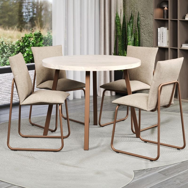 Conjunto-Sala-de-Jantar-4-Cadeiras-Bolzano-Carraro-Petra-e-Rose