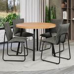 Conjunto-Sala-de-Jantar-4-Cadeiras-Bolzano-Carraro-Nogal-e-Preto