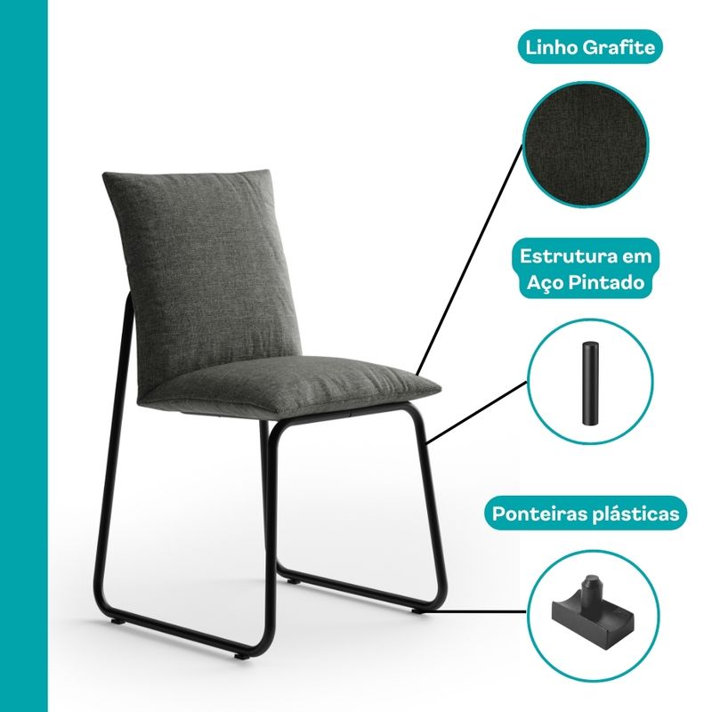 Conjunto-Sala-de-Jantar-4-Cadeiras-Bolzano-Carraro-Nogal-e-Preto