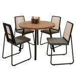 Conjunto-Sala-de-Jantar-4-Cadeiras-Varese-Carraro-Nogal-e-Preto
