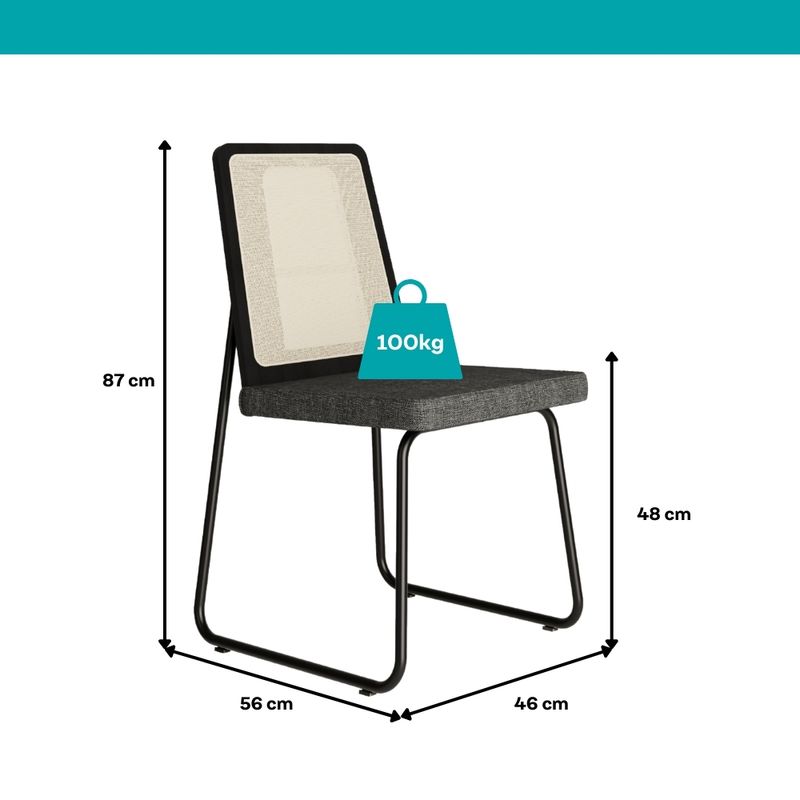 Conjunto-Sala-de-Jantar-4-Cadeiras-Varese-Carraro-Nogal-e-Preto