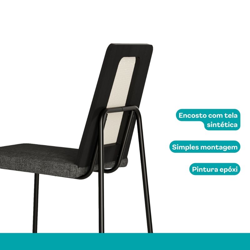 Conjunto-Sala-de-Jantar-4-Cadeiras-Varese-Carraro-Nogal-e-Preto