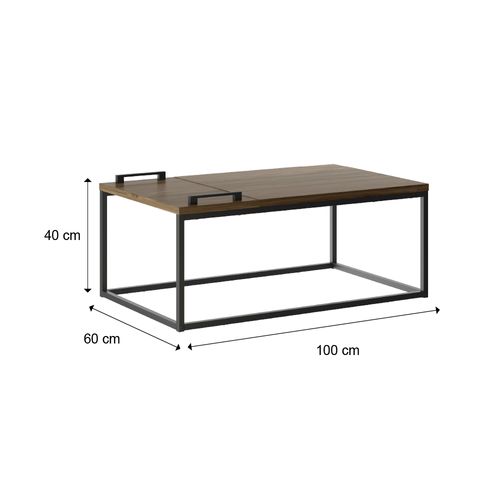 Mesa de Centro Sala de Estar 1346 Carraro Legno