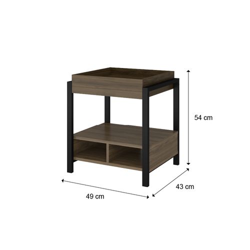 Mesa Lateral Bar Sala Multiuso 1294 Carraro Legno