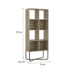 Estante-Livreiro-Multiuso-com-8-Nichos-1278-Carraro-Noce