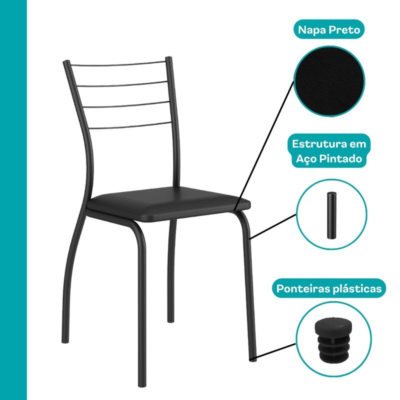 Conjunto-Sala-de-Jantar-4-Cadeiras-Marbella-Carraro-Legno-Preto