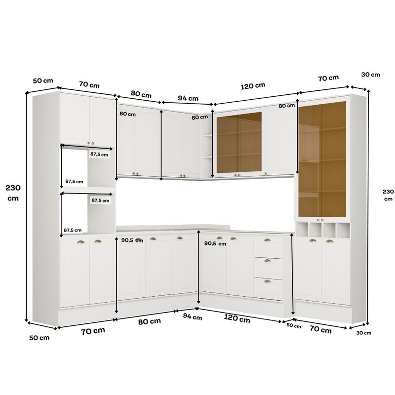Armario-de-Cozinha-Completa-s--Tampo-Milla-Dusk-Carraro-Branco