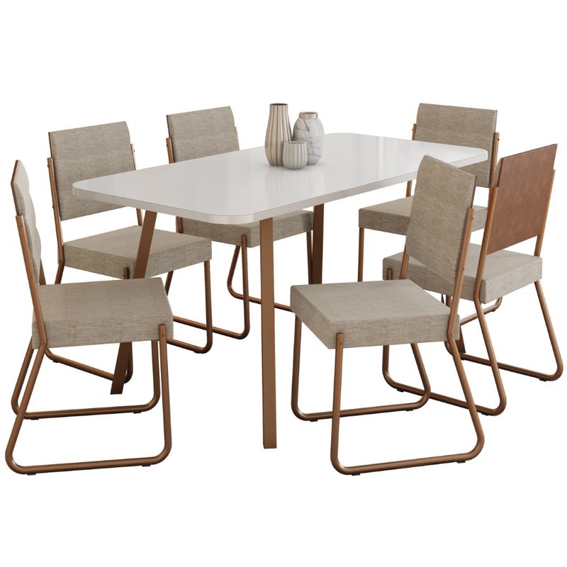 Conjunto-Sala-de-Jantar-6-Cadeiras-Barcelona-Carraro-Gelo-Areia-Rose