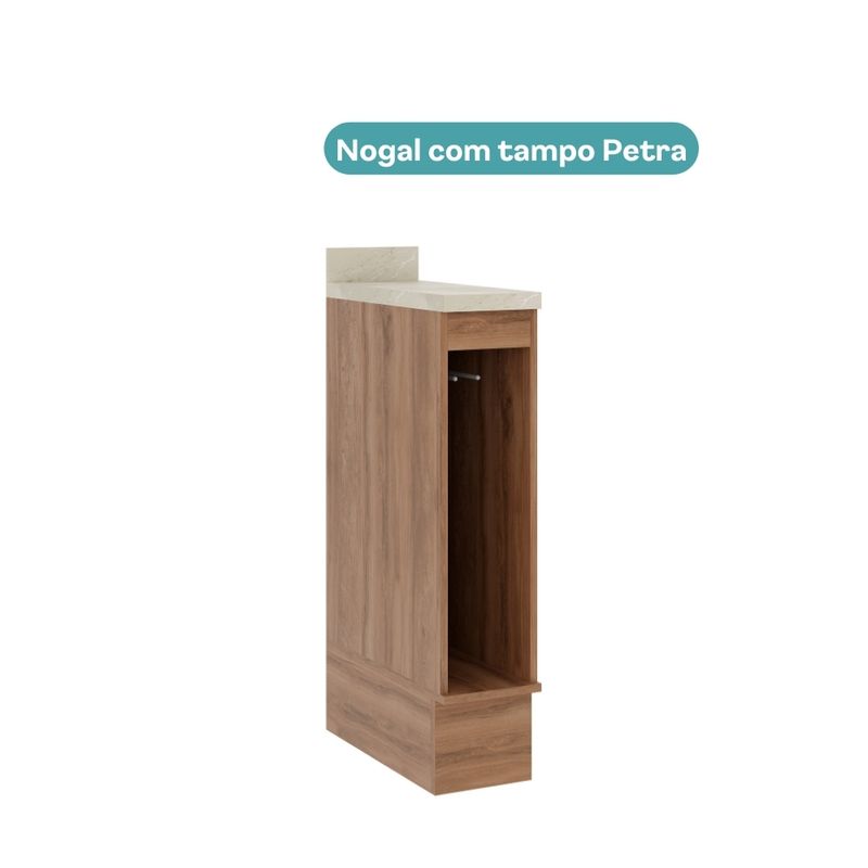 Nicho-Toalheiro-de-Cozinha-20-cm-Com-Tampo-Milla-Carraro-Nogal-com-Cinza-Titanio