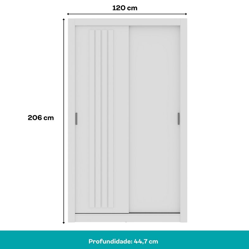 Guarda-Roupa-Solteiro-2-Portas-Darvi-Carraro-Branco