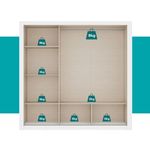 Guarda-Roupa-Casal-3-Portas-Doha-Carraro-Branco