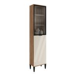 Paneleiro_1_Porta_1_Porta_de_Vidro_5_Prateleiras_Miami_Freijo_com_Off_White_01_ML