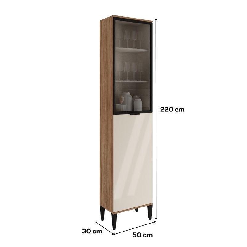 Paneleiro_1_Porta_1_Porta_de_Vidro_5_Prateleiras_Miami_Freijo_com_Off_White_03