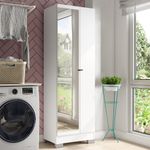 Armario-Multiuso-Lavanderia-Cozinha-2-Portas-com-Espelho-547-Carraro-Branco-01